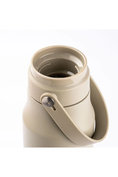 Tantitoni 024-01-BEJ ÇİFT KATMANLI TERMOS ŞİŞE 500ML - Resim 2