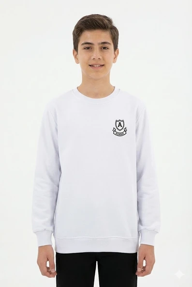 Erkek Çocuk Sweatshirt Okulluk Kışlık 2 iplik Şardonlu ürün görseli 1