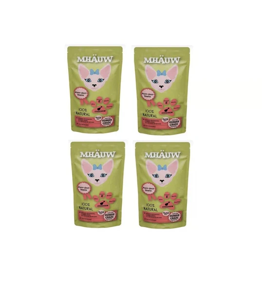 4 Adet Mhauw Tavuklu Kedi Ödülü 80gr Skt:08/2027 ürün görseli 1