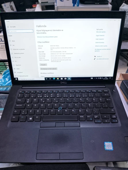 DELL İ7 8650U 1.90 GHZ 8 GB 256 GB ürün görseli 1