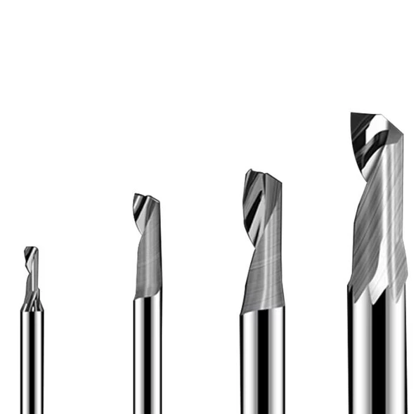 5A Tek Oluklu Karbür Freze Ucu 4x17mm - Resim 2