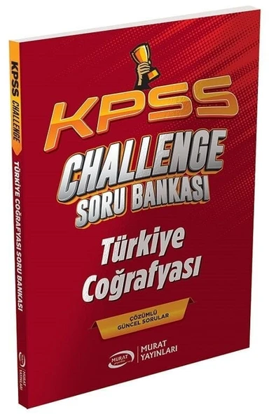 Murat KPSS Türkiye Coğrafyası CHALLENGE Soru Bankası Çözümlü Murat Yayınları ürün görseli 1