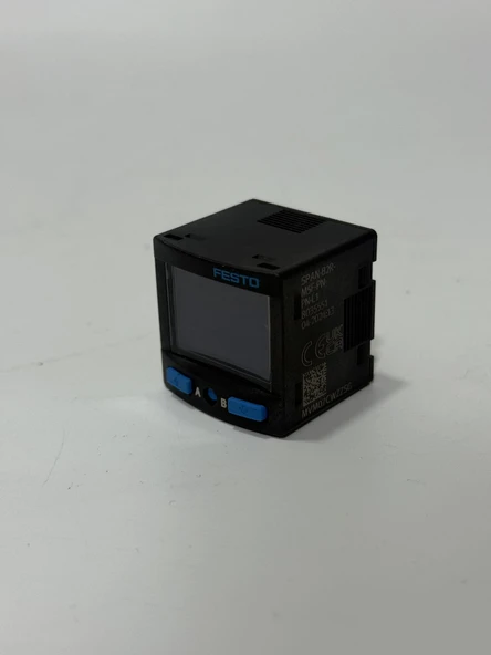 Festo SPAN-B2R-M5F-PN-PN-L1 Basınç Sensörü 2.El - Resim 3