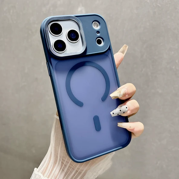 FitCase iPhone 17 Pro Kılıf Soft Mat Magsafe Kapak - Resim 4