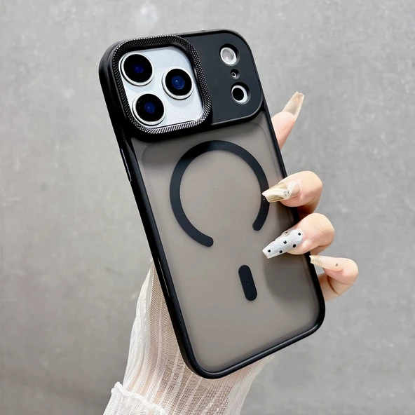 FitCase iPhone 17 Pro Max Kılıf Soft Mat Magsafe Kapak - Resim 8