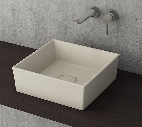 Bocchi Vessel Tezgah Üstü Lavabo 38x38 cm Yasemin 1173-007-0125 ürün görseli 1