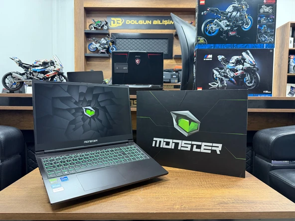 Monster Abra A5 V21.3 i7 12700H 16GB 500GB SSD RTX2050 15.6” FHD 144Hz (İKİNCİ EL) ürün görseli 1