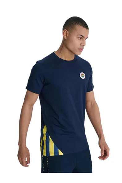 ERKEK TRIBUN ÇUBUKLU DETAYLI TSHIRT - Resim 2