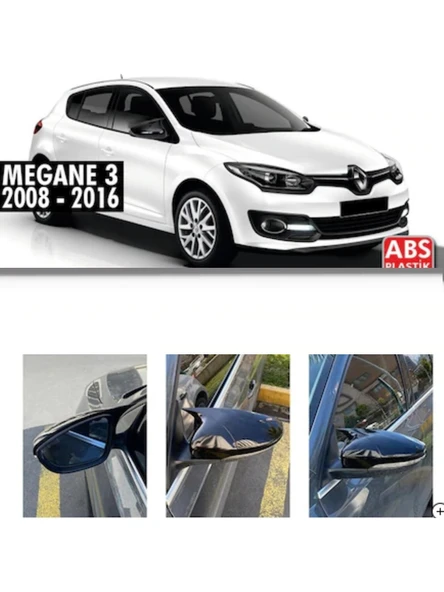 renault megane 3 uyumlu batman-yarasa ayna kapağı ürün görseli 1