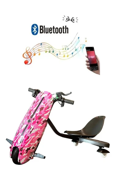 Citymate Drift Car Elektrikli Kaykay Bluetooth Dirift Kar Hoverboard Scooter Ledli Bluetoothlu D05 ürün görseli 1