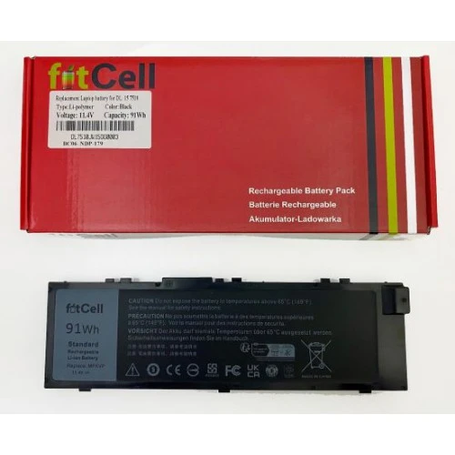FitCell Dell FDX0T 0FDX0T uyumlu Laptop Notebook Batarya - Pil 6 Cell ürün görseli 1