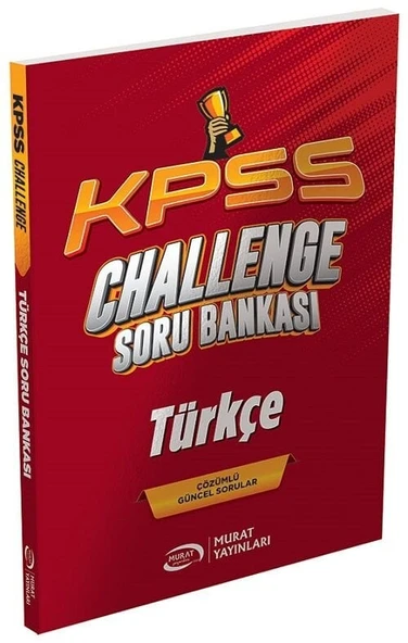Murat KPSS Türkçe CHALLENGE Soru Bankası Çözümlü Murat Yayınları ürün görseli 1