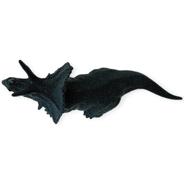 Hayvan Figürleri - Dinazor Figürü  11 cm - Triceratops - Resim 5