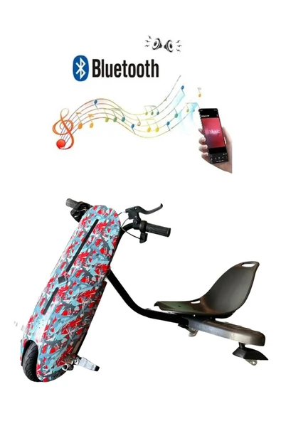 Citymate Drift Car Elektrikli Kaykay Bluetooth Dirift Kar Hoverboard Scooter Ledli Bluetoothlu D31 ürün görseli 1
