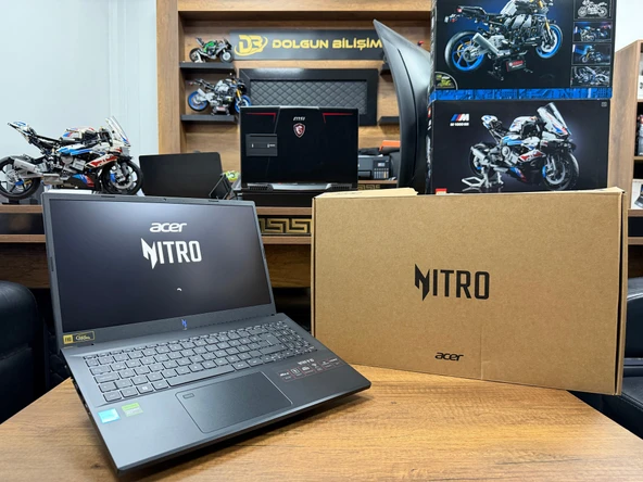 Acer Nitro V15 ANV15-51 NH.QNBEY.006 İ5-13420H 8GB 512SSD RTX4050 15.6" FHD ürün görseli 1