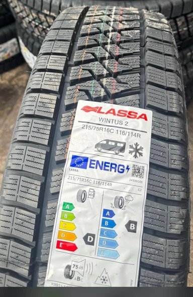 Lassa 215/75R16C 116/114R 10 KAT WINTUS 2 40-41 hafta2024-2025 karışık gelebilir KIŞLIK ürün görseli 1