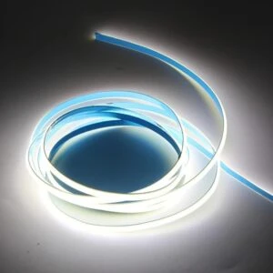 COB Led şerit 5metre 12V 480LED/m 6000K soğuk beyaz 10W 8mm IP20 aydınlatma ışık hortum kendinden yapışkanlı ürün görseli 1