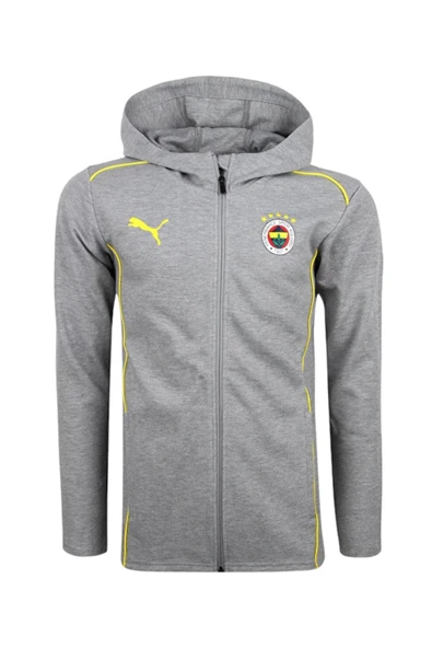 PUMA FENERBAHÇE KAPŞONLU GRI SWEAT ürün görseli 1