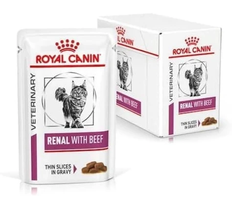 Royal Canin Renal Beef Yaş Kedi Maması 12x85 Gr ürün görseli 1