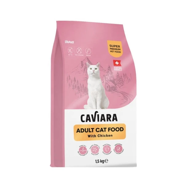 Caviara Tavuklu Yetişkin Kedi Maması 1.5 Kg ürün görseli 1