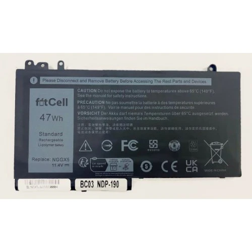 FitCell Dell Latitude 11 (3160) uyumlu Laptop Notebook Batarya - Pil 3 Hücreli ürün görseli 1