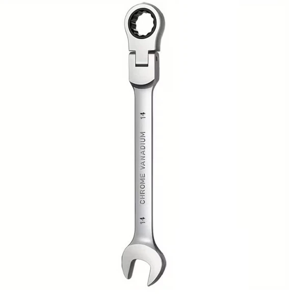 Zhltools Hareketli Mafsallı Cırcır Anahtar 14 mm Chrome Vanadium ürün görseli 1