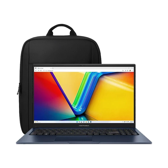 Asus Vivobook 15 X1504VA-NJ3665 FR117 Intel Core 5 120U 16 GB 512 GB SSD Yok (Free Dos) 15.6" Taşınabilir Bilgisayar + Çanta ürün görseli 1