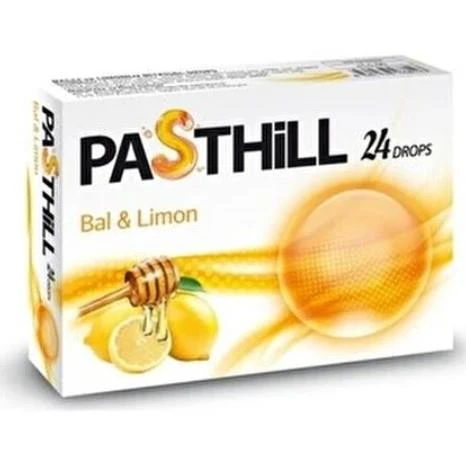 Pasthill Bal Ve Limon 24 Pastil (SKT:08/2028) ürün görseli 1