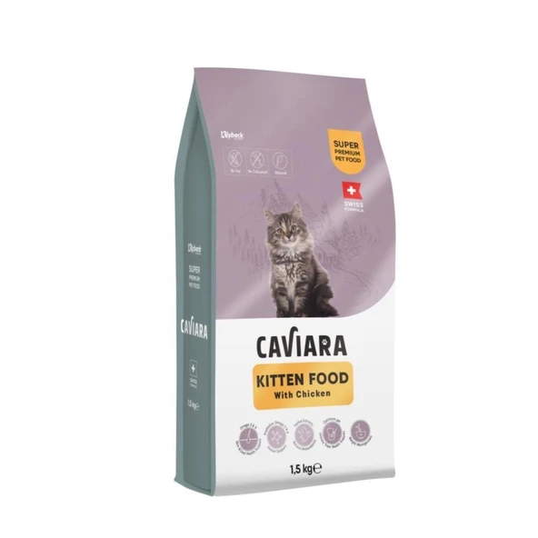 Caviara Tavuklu Yavru Kedi Maması 1.5 Kg ürün görseli 1