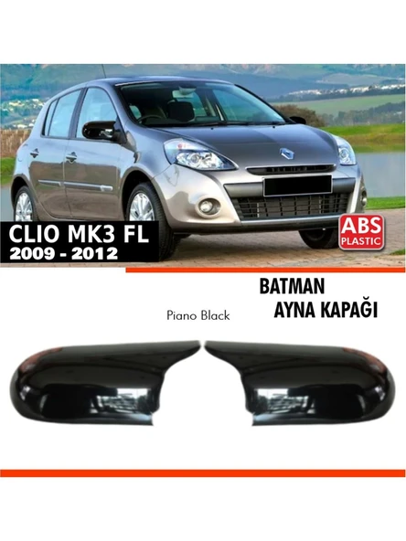 renault clio 3 2009-2012 uyumlu batman-yarasa ayna kapağı ürün görseli 1