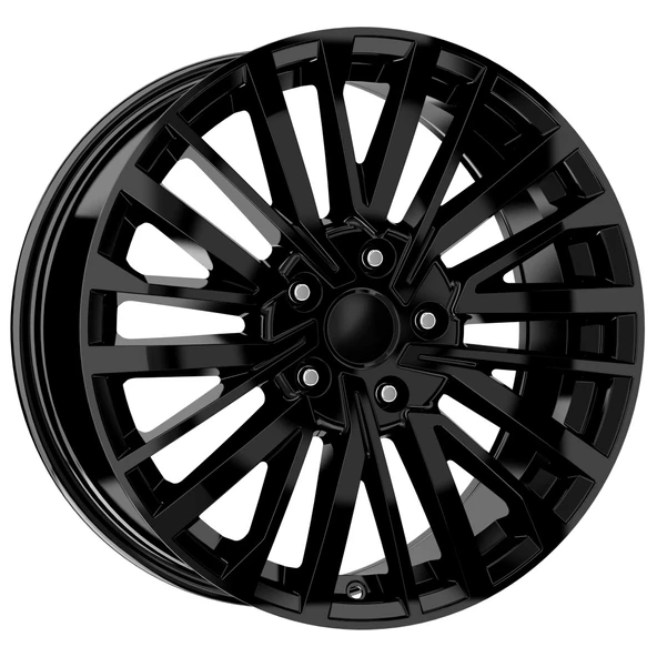 VOLKSWAGEN TRANSPORTER UYUMLU JANT DY768 8X18 5X120 ET-50 65.1 BLACK (4 ADET) ürün görseli 1
