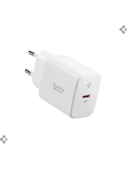 Spigen 20W USB-C Mini Hızlı Şarj Aleti/Şarj Isısını Düşürür GaN Destekli ACH08701 ürün görseli 1