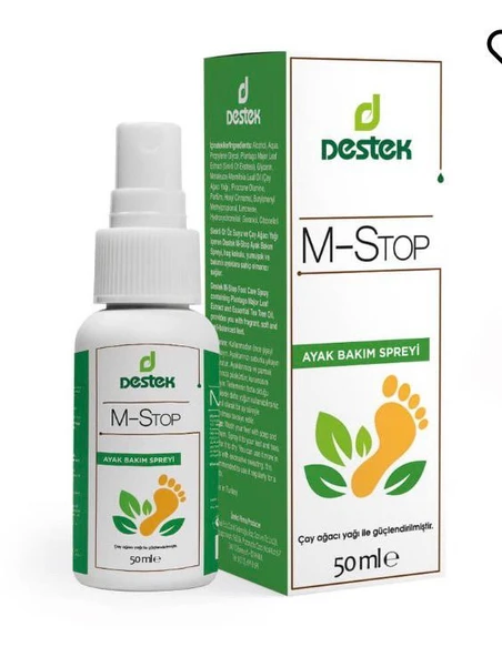 Destek M-Stop Ayak Bakım Sprey 50 Ml ürün görseli 1