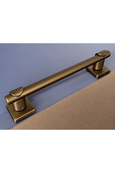Dem Mat Antik Sarı AP263 Çekme Kapı Kolu Sürgülü Çekme Kol 25 Cm 1 Adet ürün görseli 1