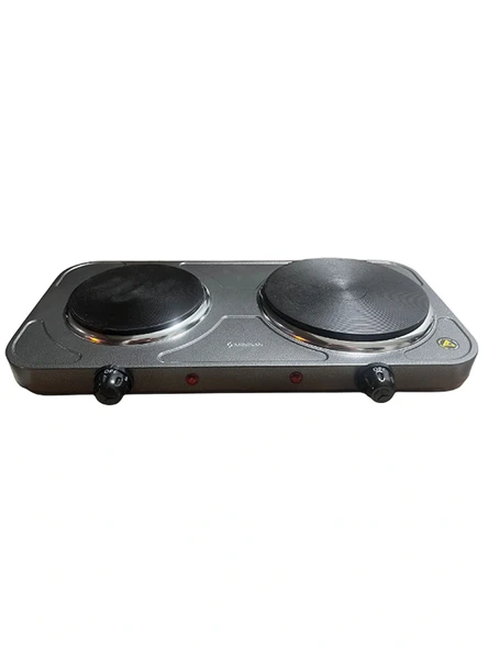 Minisan MS-5012 Çiftli Elektrikli Plate Ocak Gri ürün görseli 1