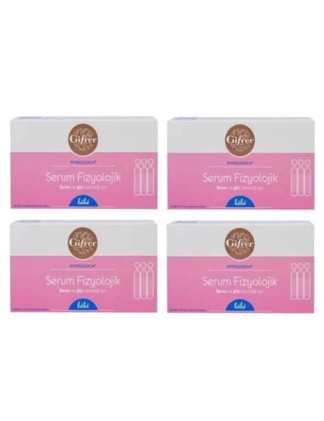 Gifrer Serum Fizyolojik 5 Ml 10 Flakon 4'Lü PAKET (SKT:06/2028) ürün görseli 1