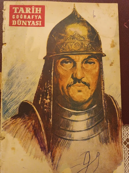 TARİH COĞRAFYA DÜNYASI -SAYI 6 KAPAK-ALP ARSLAN MÜNİF FEHİM 'İN FIRCASI 1959 ürün görseli 1