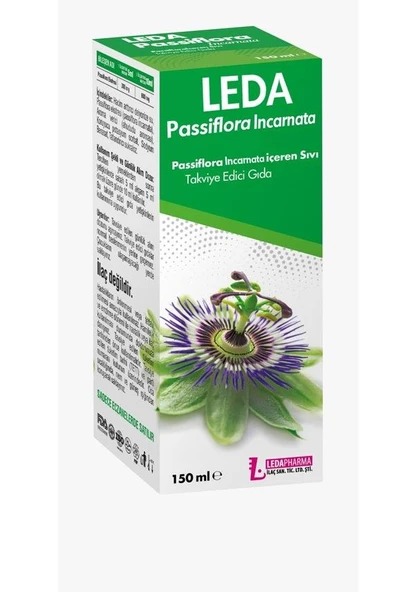 Ledapharma Passiflora Şurup 150 Ml (SKT:06/2029) - Resim 3