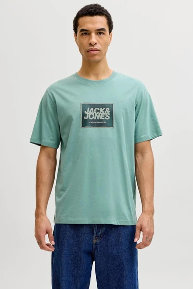 Jack Jones Raın Logo Erkek Tişört 12288097 ürün görseli 1