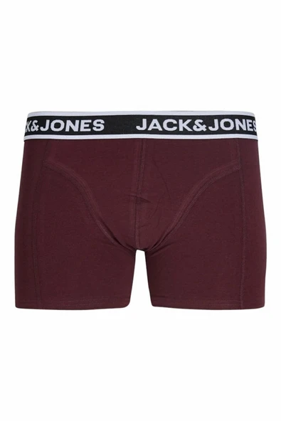 Jack Jones Troy Solıd 12 Li Paket Erkek Boxer 12295194 - Resim 4