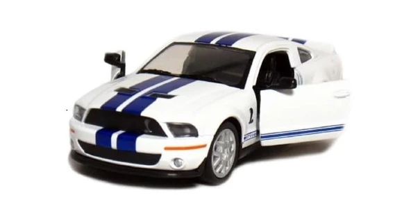 Kinsmart 2007 Ford Shelby GT500 Beyaz 1/38 Model Araba ürün görseli 1