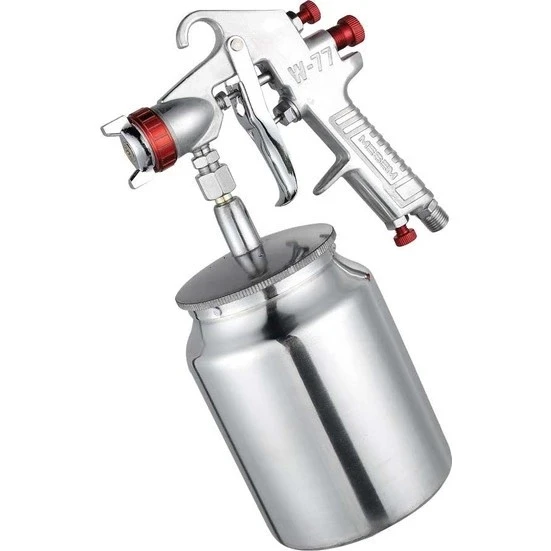 W-77g Havalı Alttan Depolu Boya Fıskiyesi Aparatı 1.8mm ürün görseli 1