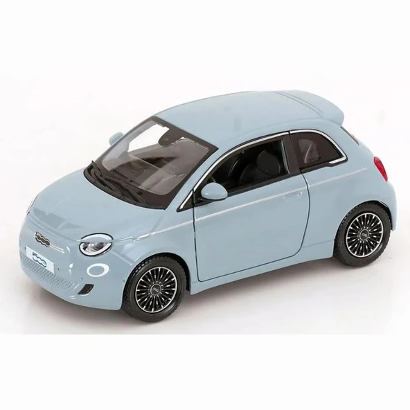 Bburago Fiat 500e (2023) Celeste 1/24 Model Araba ürün görseli 1