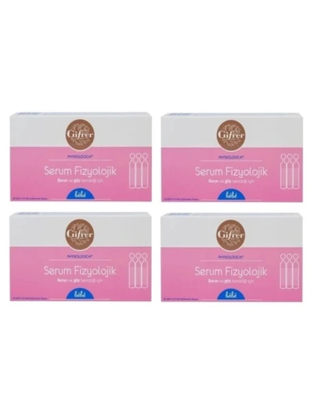 Gifrer Serum Fizyolojik 5 Ml 10 Flakon 4'Lü PAKET (SKT:06/2028) ürün görseli 1