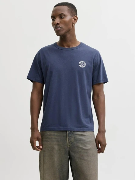 Jack Jones Allıan Relax Fit Bisiklet Yaka Erkek Tişört 12288107 ürün görseli 1