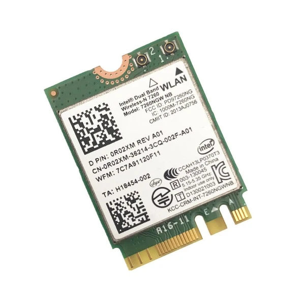İntel Dual Band Kablosuz-ac 7260 7260NGW 867 Mbps Wireless Yenilenmiş Ürün ürün görseli 1