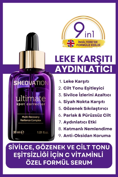 Leke Serumu - Traneksamik Asit + Arbutin + Niacinamide + C Vitamini + Koyu Leke ve İz Karşıtı ürün görseli 1
