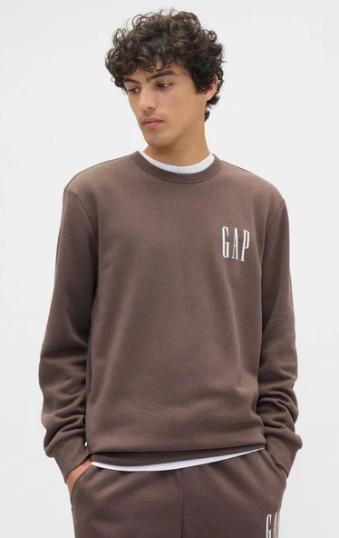 Gap 645634 Gap Logo Fleece Sweatshirt Erkek Sweatshirt ürün görseli 1