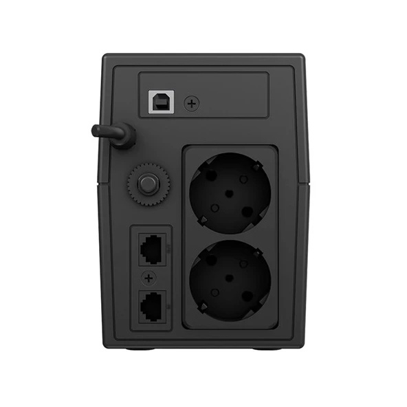 TESCOM 600VA LEO+ LEO600AP MODEM PROTECT LED EKRAN UPS - Resim 4