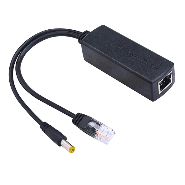 PD48V IP Kamera POE Kablosu Aktif Poe Enjektör Splitter, (IN:DC48V-57V OUT IEEE802.3AF-AT MAX:12V2A) ürün görseli 1